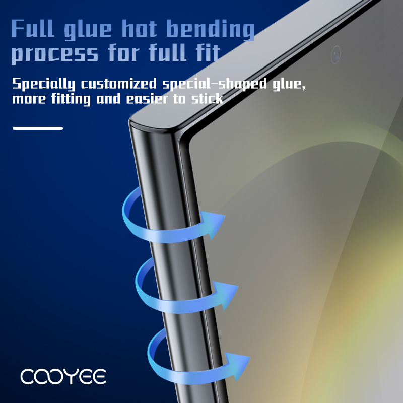 适用于三星S24ultra钢化膜高清玻璃3d保护膜边贴曲面屏全屏S24贴纸