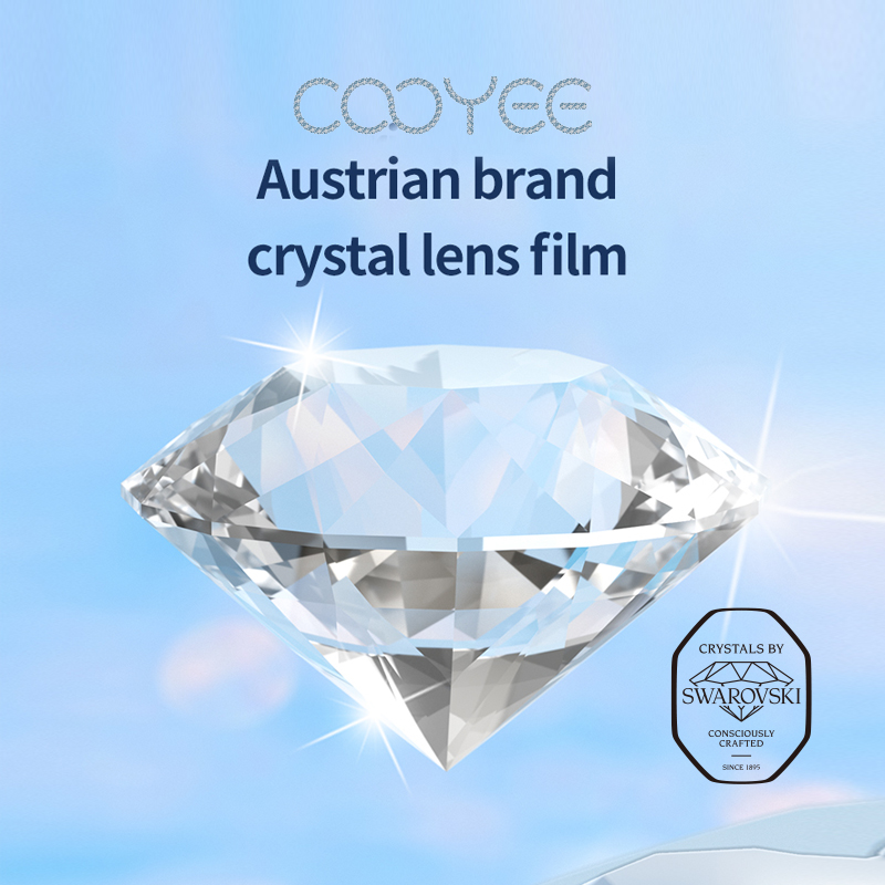 新款时尚施华洛世奇钻石防刮钢化玻璃 iPhone 相机镜头保护膜